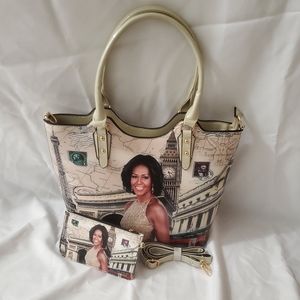 GORGEOUS MICHELLE OBAMA HANDBAG